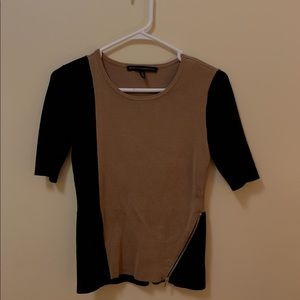 Black and brown shirt white house black market